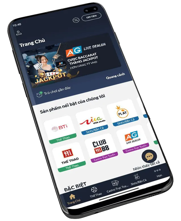 Giao diện LV88 APK thân thiện và dễ sử dụng